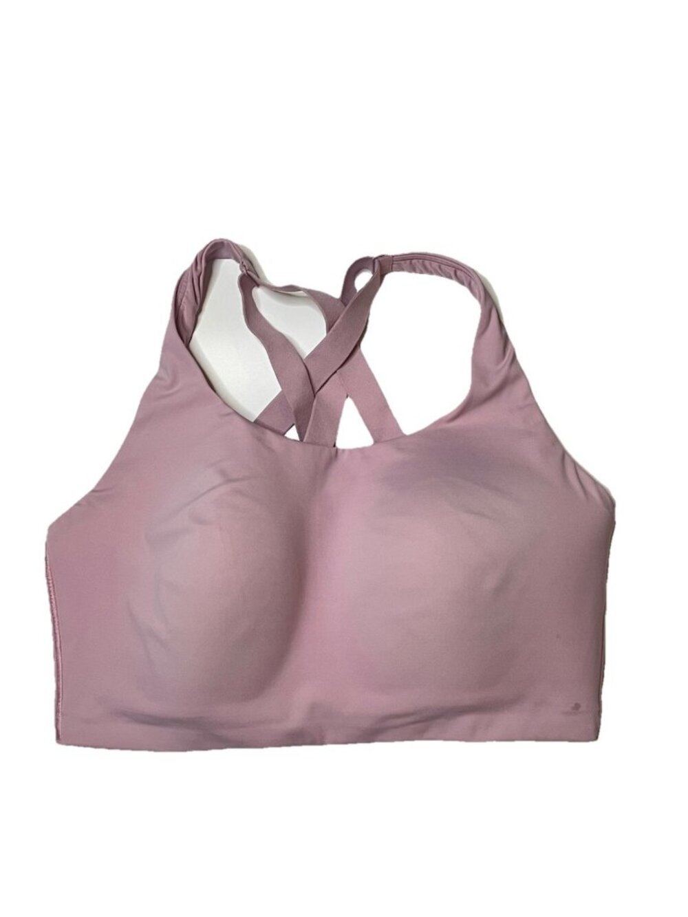 Lululemon Energy Bra 36DDD Dusty Pink High Support Cross Back Sports Bra